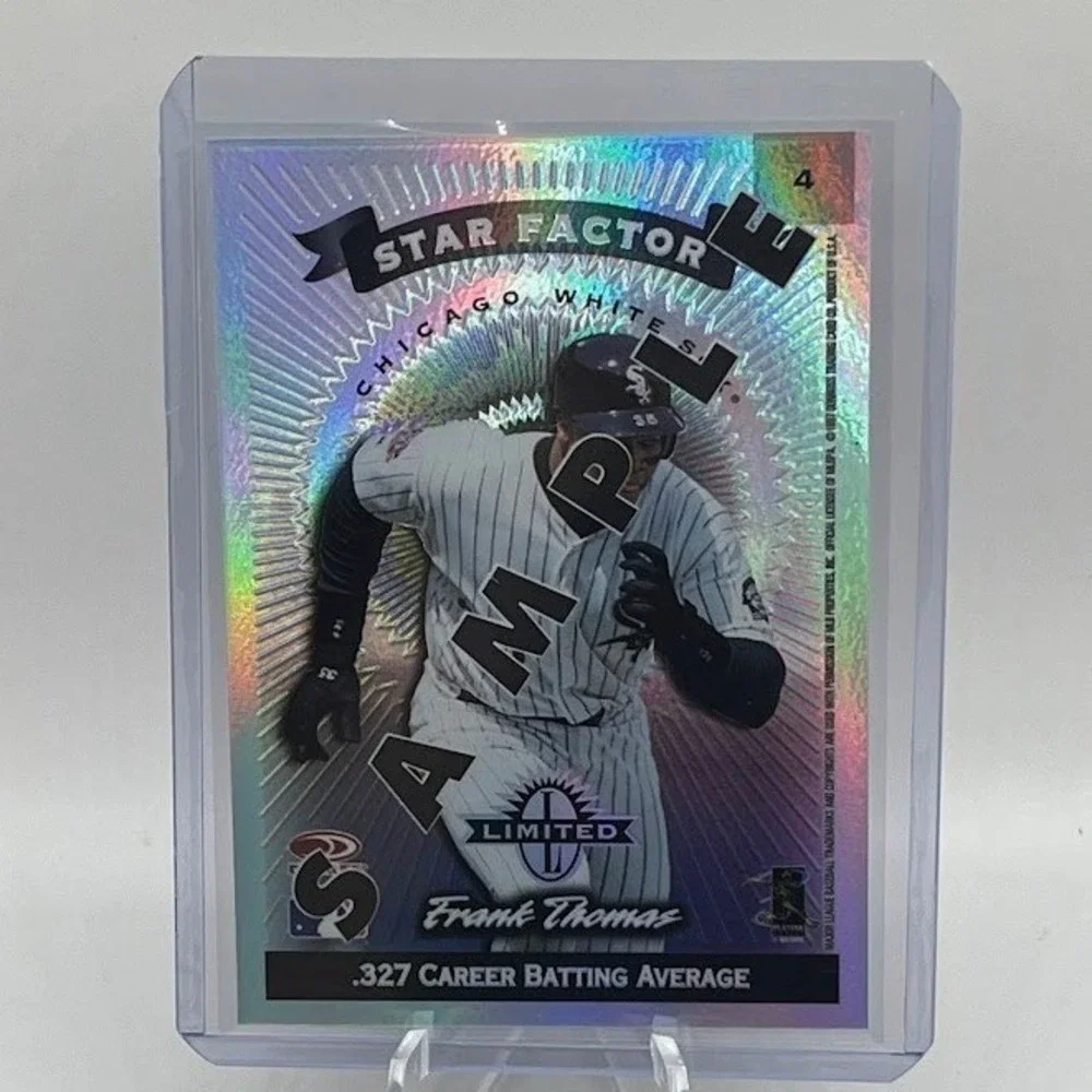 Frank Thomas Star Factor Sample 1997 Donruss Limited 4 MLB Chicago White Sox
